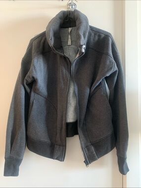 Lululemon Women's dark Charcoal Zip-Front Jacket - size 8